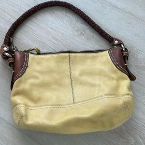 Fossil yellow and Brown Women's Bag